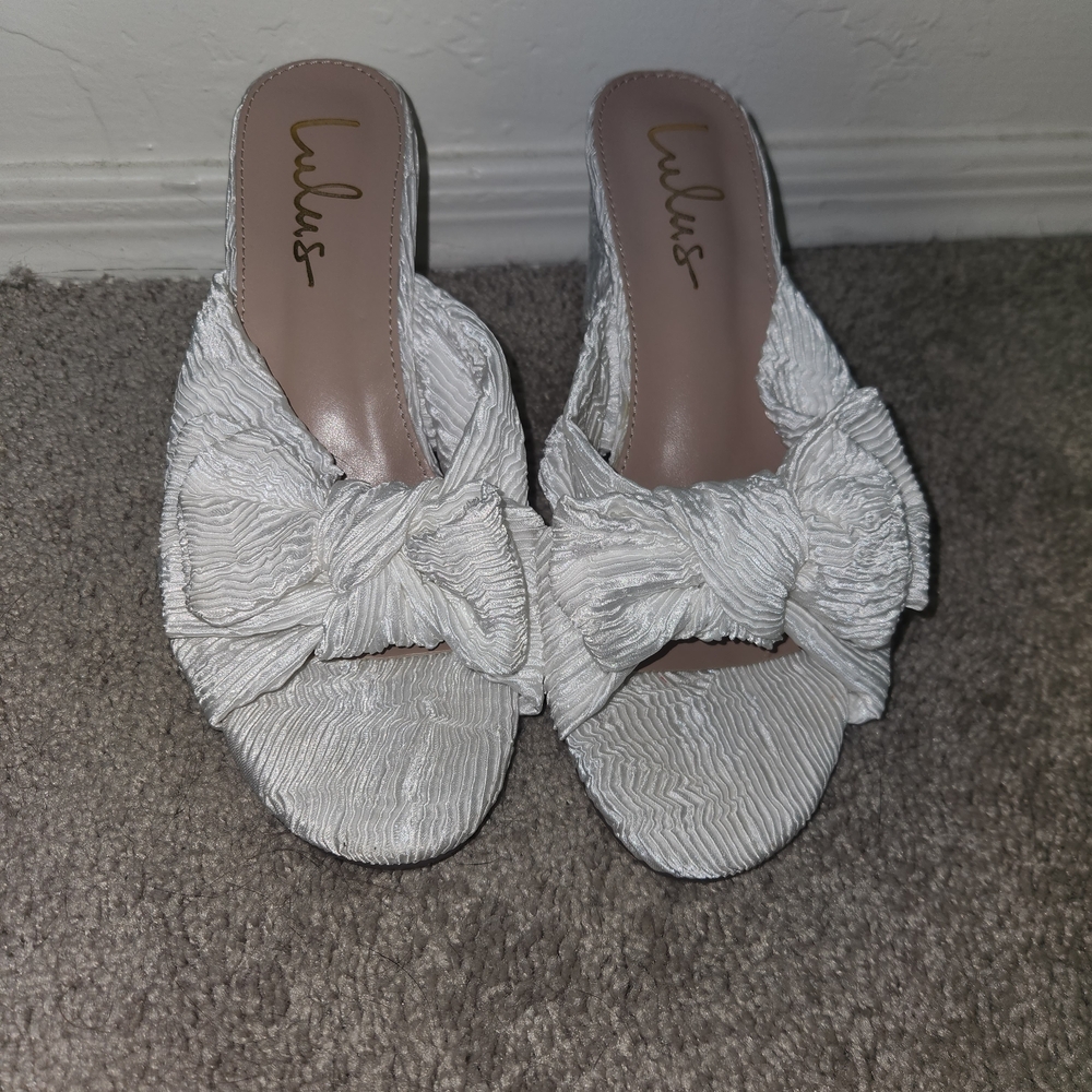 Lulu's White Bow Detail Women's Shoes